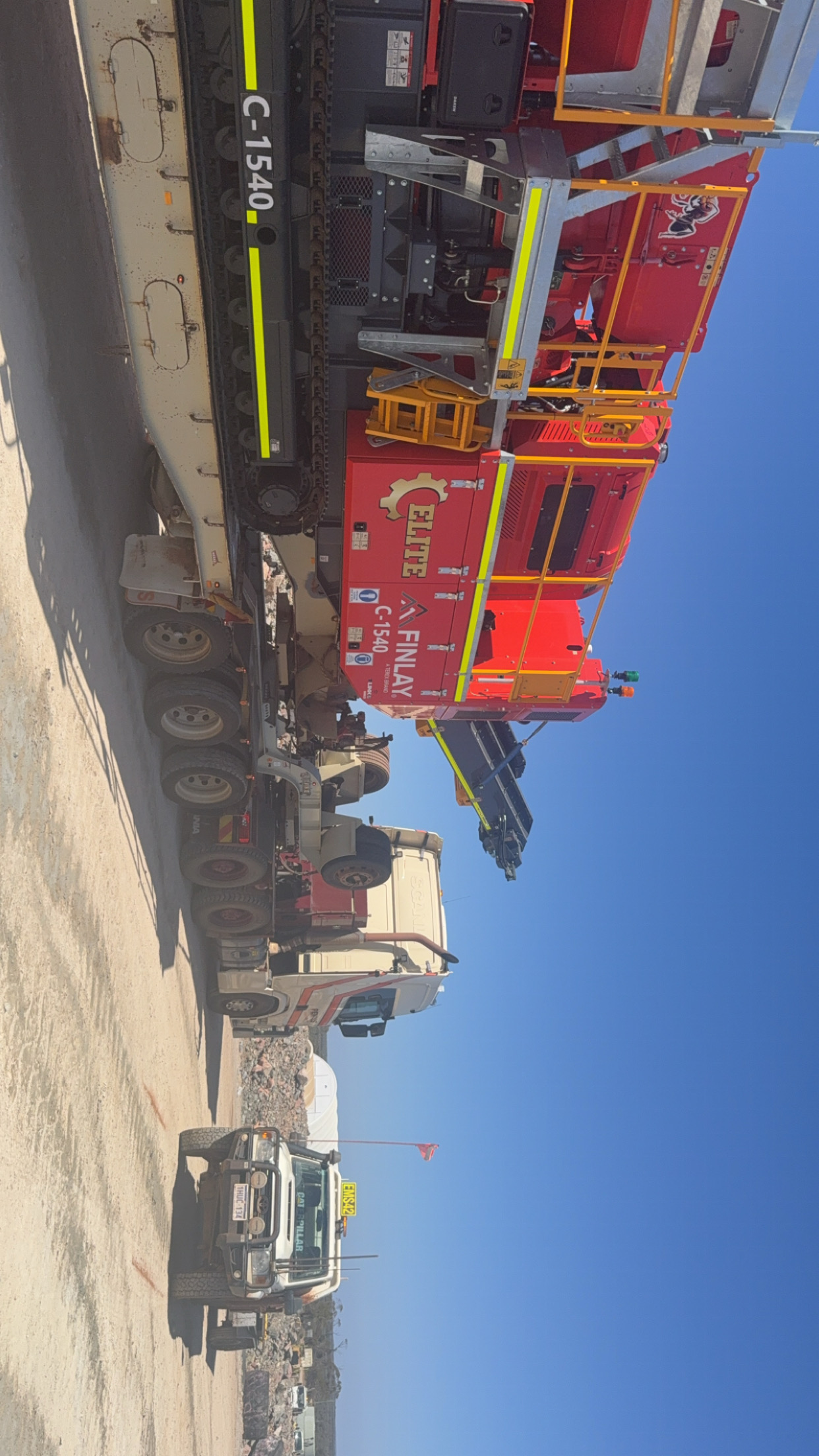 Terex Finlay C1540 cone crusher being mobilised for a wet hire campaign in WA